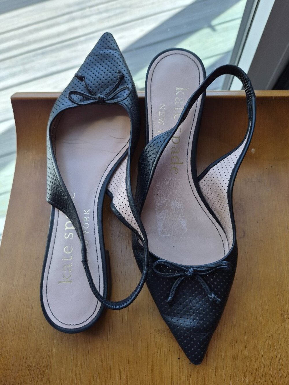 Kate Spade Sling Back Flats 7.5